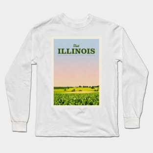 Visit Illinois Long Sleeve T-Shirt